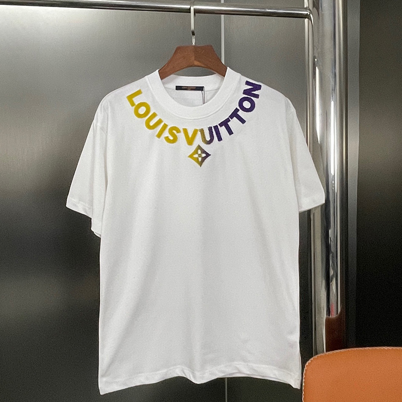 LOUIS VUITTON（ルイヴィトン） 2色 Tシャツ 半袖 メンズ＆レディース