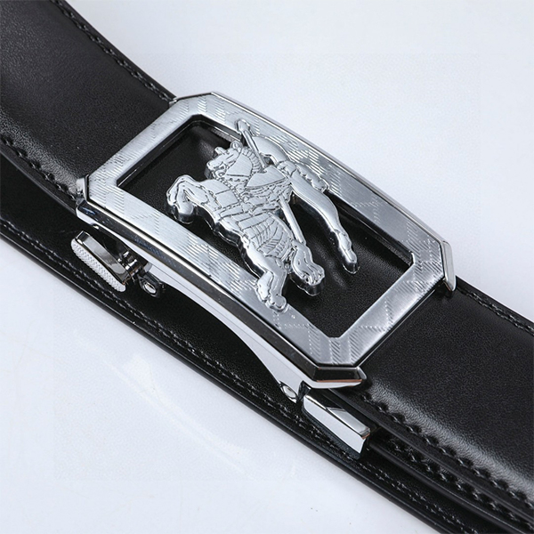 Burberry バーバリー 牛革 ベルト 35MM 穴なし オートロック式 サイズ調整可能 メンズ