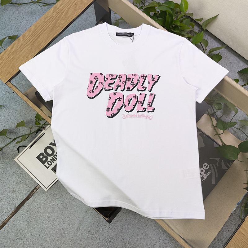 クロムハーツ Chrome Hearts  2色 Tシャツ 半袖 メンズ＆レディース