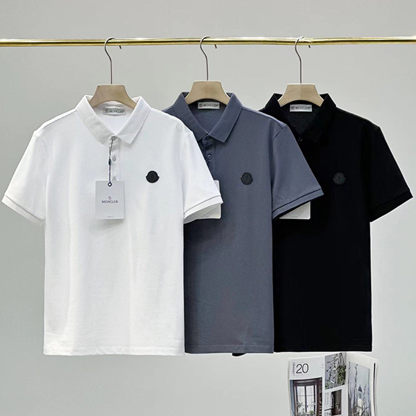 モンクレール（MONCLER）夏 新作 半袖 ポロシャツ Tシャツメンズ