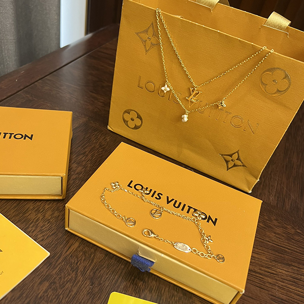 LOUIS VUITTON ルイヴィトン ブレスレット ＆ ネックレス 2点セット 