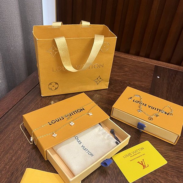 LOUIS VUITTON ルイヴィトン ブレスレット ＆ ネックレス 2点セット 
