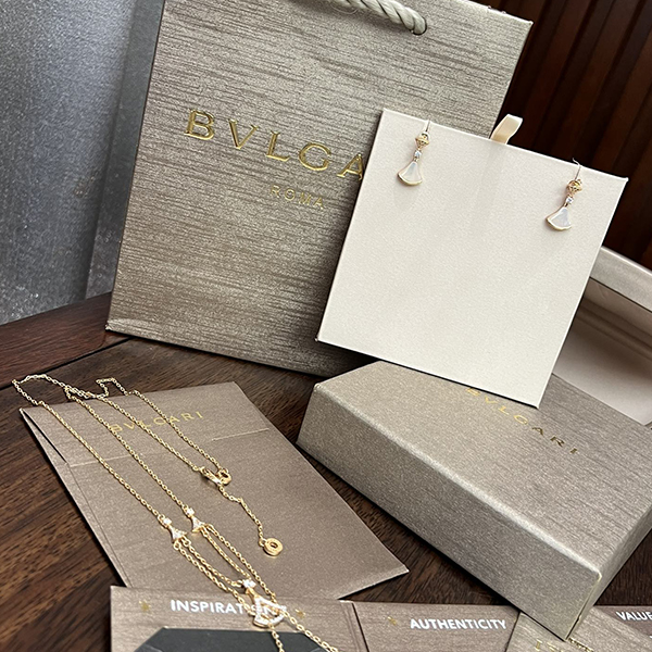 ブルガリ BVLGARI 2点セット ネックレス＆ イヤリング 