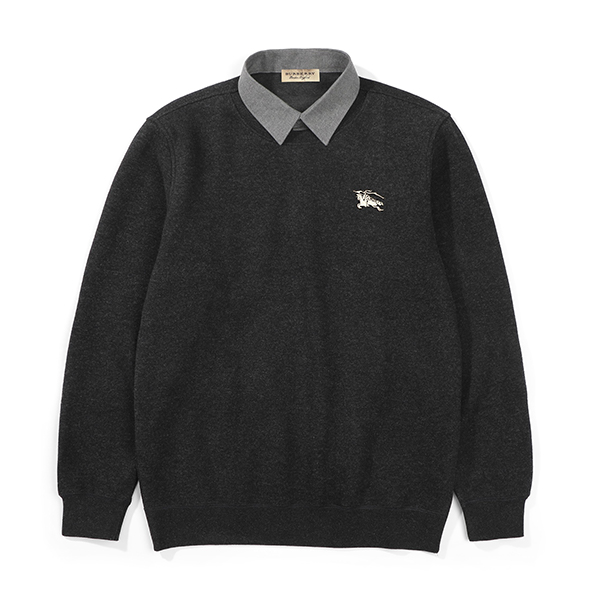 バーバリー BURBERRY ニットセーター フェイクツーピース メンズ