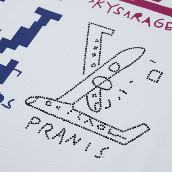 ルイ・ヴィトン（LOUIS VUITTON）ホットダイヤモンド プリント Tシャツ 半袖 メンズ & レディース