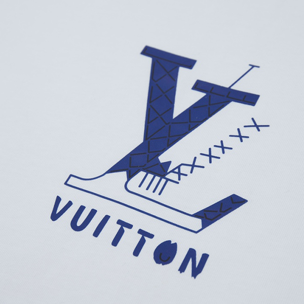 ルイ・ヴィトン（LOUIS VUITTON）ホットダイヤモンド プリント Tシャツ 半袖 メンズ & レディース