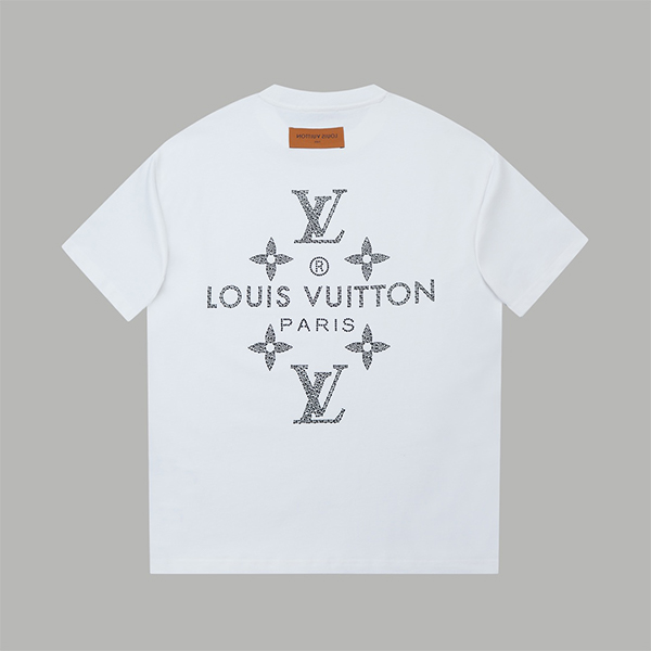 ルイ・ヴィトン（LOUIS VUITTON）ホットダイヤモンド プリント Tシャツ 半袖 メンズ & レディース