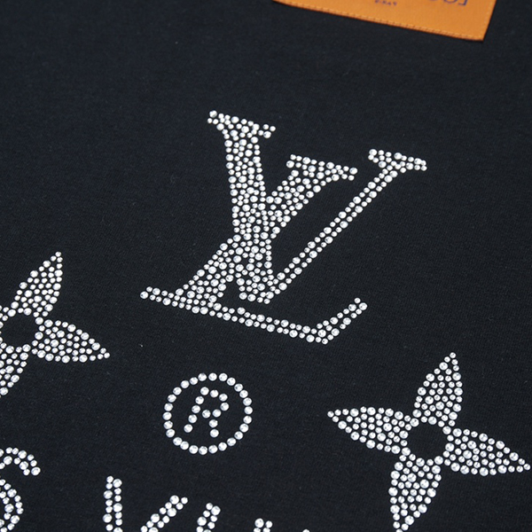 ルイ・ヴィトン（LOUIS VUITTON）ホットダイヤモンド プリント Tシャツ 半袖 メンズ & レディース
