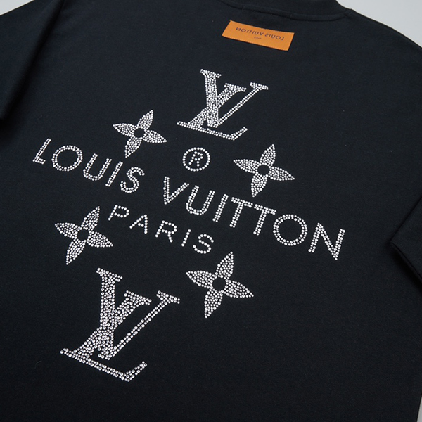 ルイ・ヴィトン（LOUIS VUITTON）ホットダイヤモンド プリント Tシャツ 半袖 メンズ & レディース