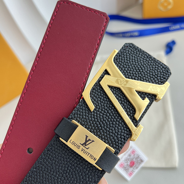 Louis Vuitton ルイヴィトン 牛革 ベルト 38MM 穴あけ器を贈り メンズ