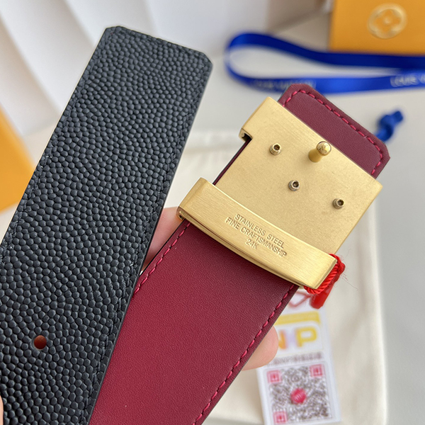 Louis Vuitton ルイヴィトン 牛革 ベルト 38MM 穴あけ器を贈り メンズ