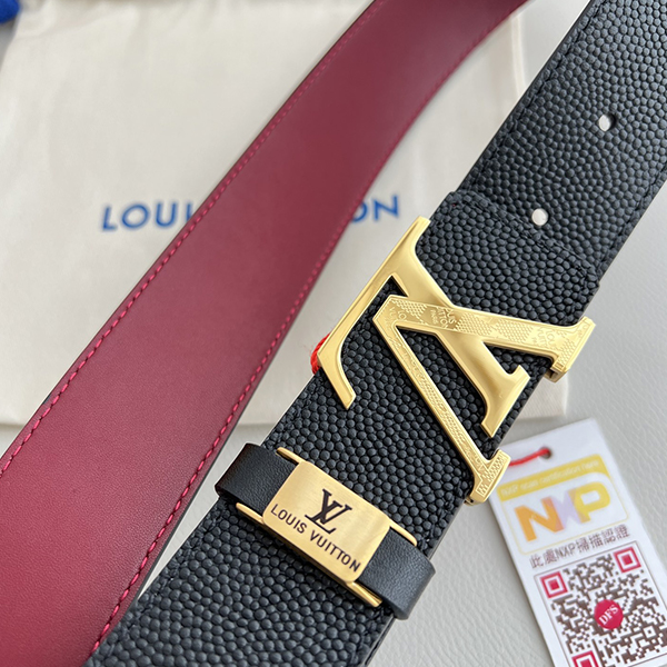 Louis Vuitton ルイヴィトン 牛革 ベルト 38MM 穴あけ器を贈り メンズ