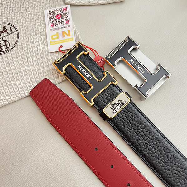 HERMES エルメス 牛革 ベルト 38MM 2色 穴あけ器を贈り メンズ