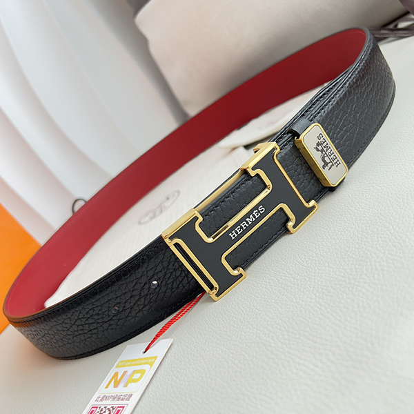HERMES エルメス 牛革 ベルト 38MM 2色 穴あけ器を贈り メンズ
