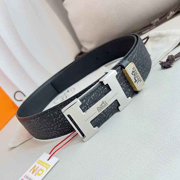 HERMES エルメス 牛革 ベルト 38MM 2色 穴あけ器を贈り メンズ