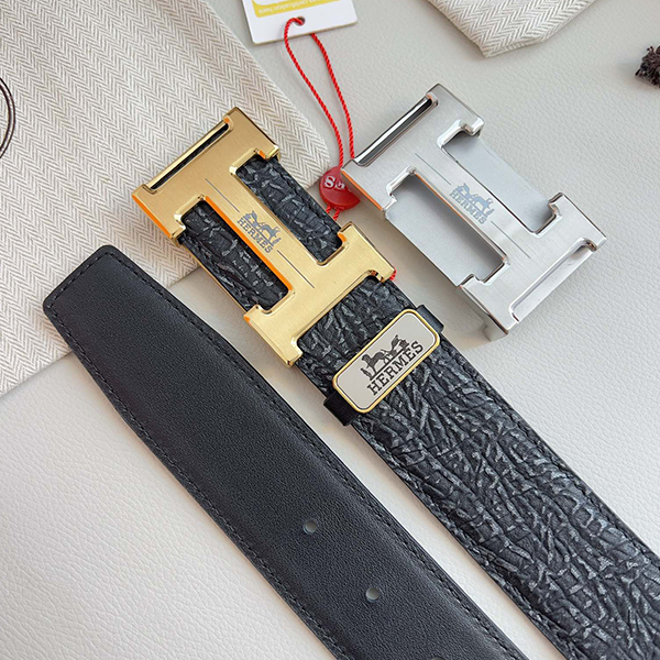 HERMES エルメス 牛革 ベルト 38MM 2色 穴あけ器を贈り メンズ