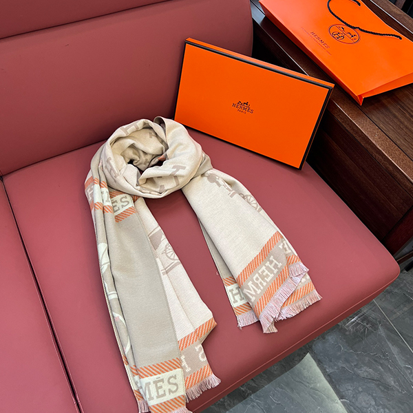 エルメス Hermès カシミヤ マフラー レディース