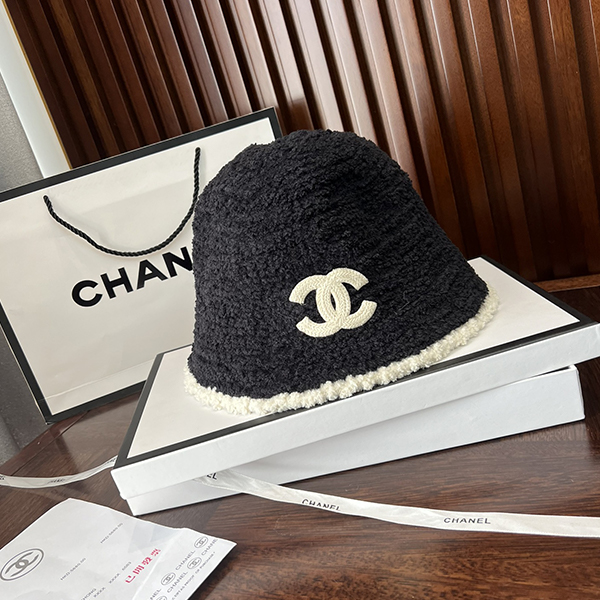 CHANEL シャネル ハット 帽子  暖かく 無地 