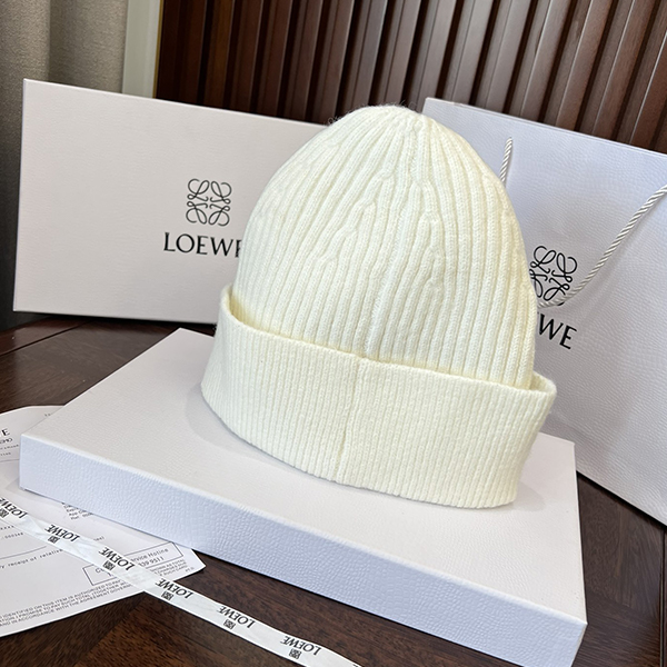 ロエベ LOEWE 冬 ハット 帽子  暖かく 無地 