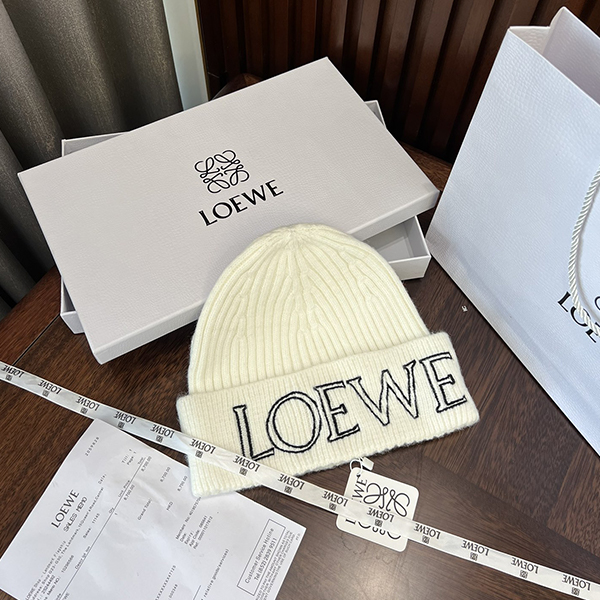 ロエベ LOEWE 冬 ハット 帽子  暖かく 無地 