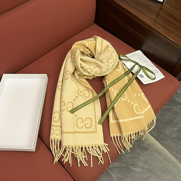 Gucci グッチ リバーシブル マフラー ストール レディース メンズ