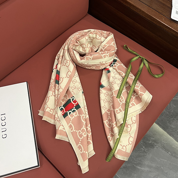 Gucci グッチ リバーシブル マフラー ストール レディース メンズ