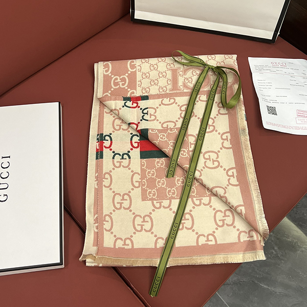 Gucci グッチ リバーシブル マフラー ストール レディース メンズ