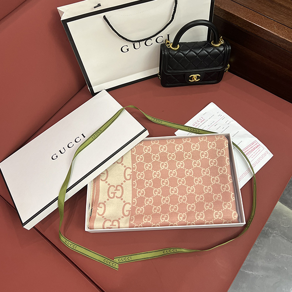 Gucci グッチ リバーシブル マフラー ストール レディース メンズ