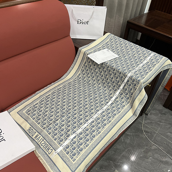 DIOR ディオール リバーシブル マフラー ストール レディース メンズ