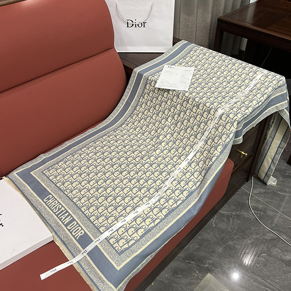 DIOR ディオール リバーシブル マフラー ストール レディース メンズ