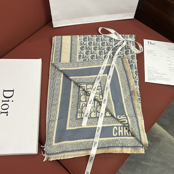 DIOR ディオール リバーシブル マフラー ストール レディース メンズ