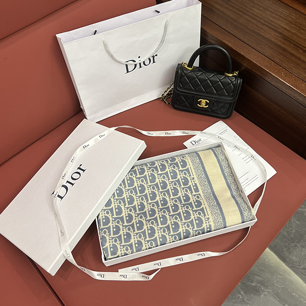 DIOR ディオール リバーシブル マフラー ストール レディース メンズ