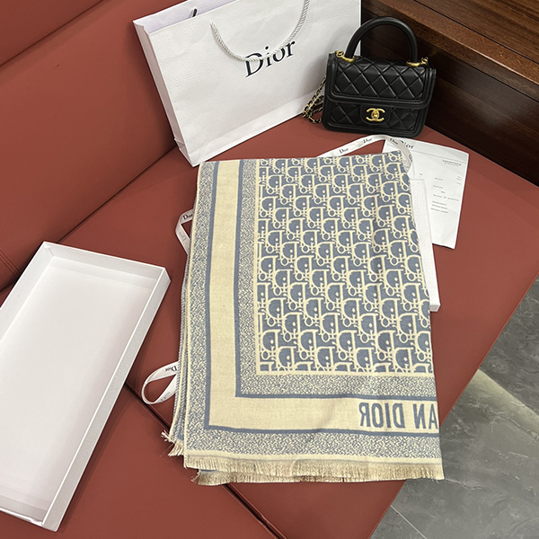 DIOR ディオール リバーシブル マフラー ストール レディース メンズ