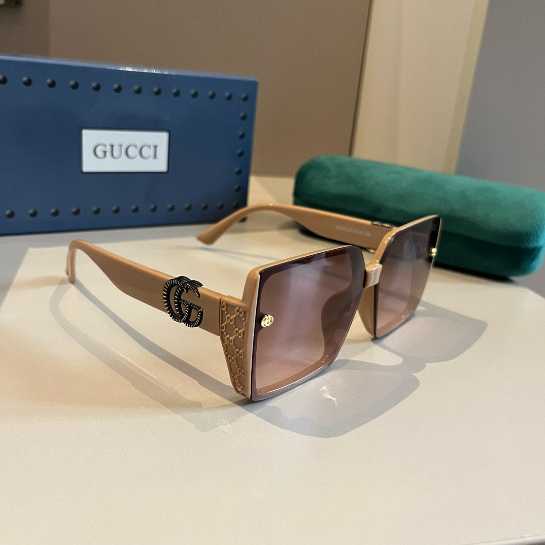 【極美品】 GUCCI 3128/Sレディース サングラス スクエア スクエア サングラス（アジアン フィット）ブラック | GUCCI公式