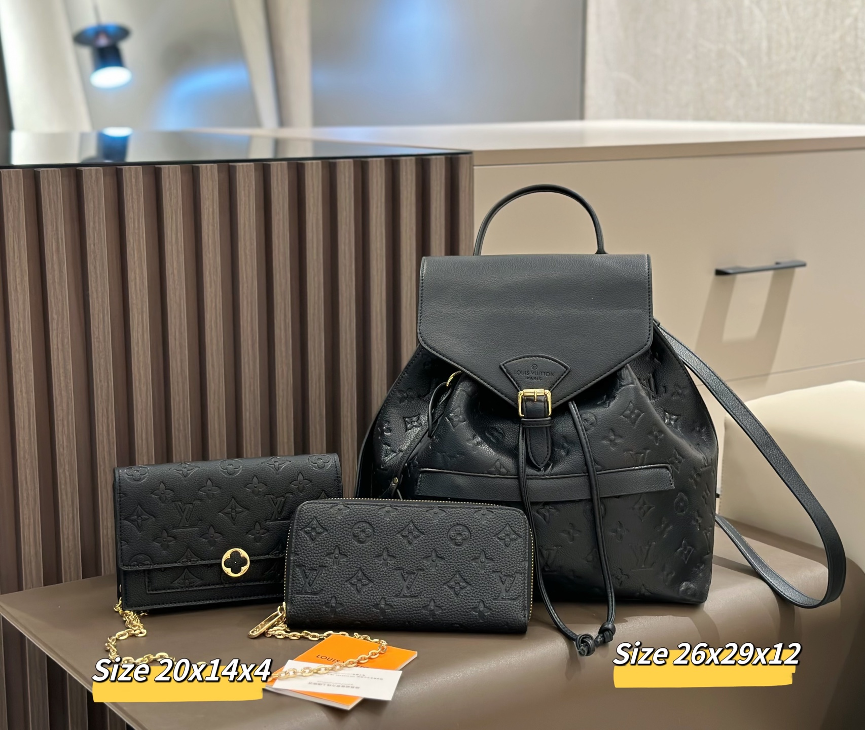 LOUIS VUITTON ルイヴィトン リュック・バックパック➕️ハンドバッグ➕️長財布 お得セット レディース