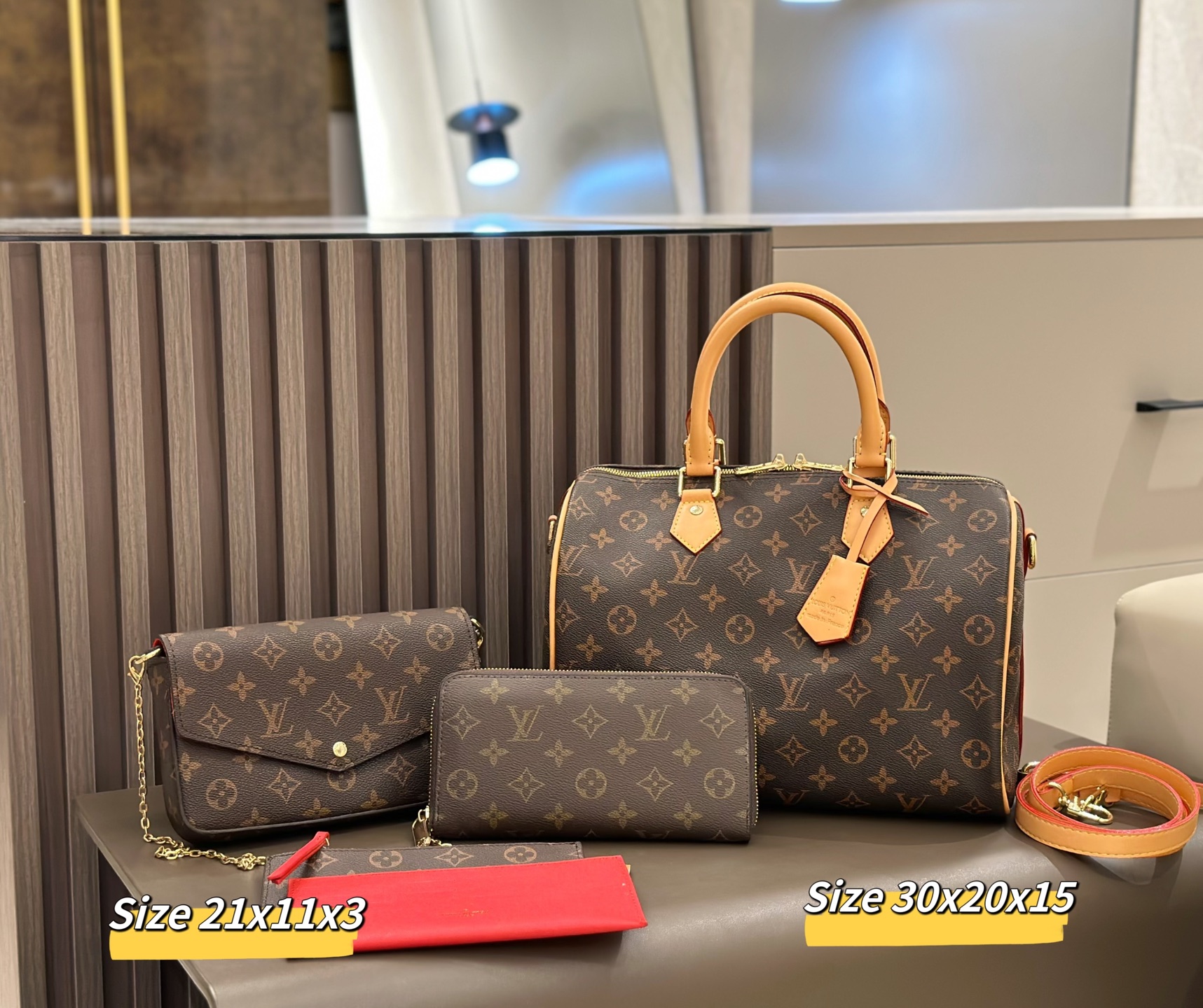 LOUIS VUITTON ルイヴィトン ボストンバッグ➕️ミニバッグ➕️長財布 お得セット レディース