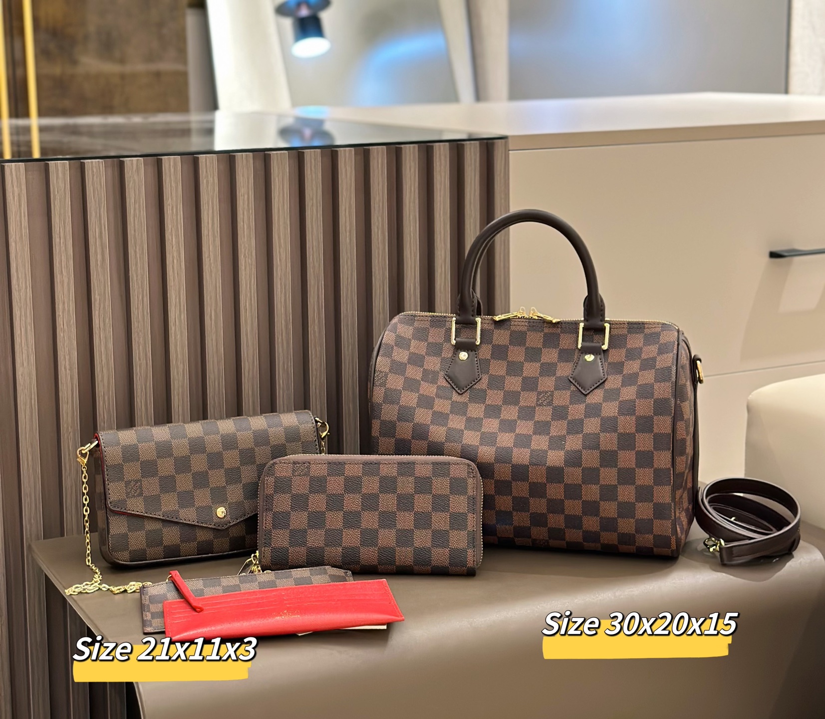 LOUIS VUITTON ルイヴィトン ボストンバッグ➕️ミニバッグ➕️長財布 お得セット レディース