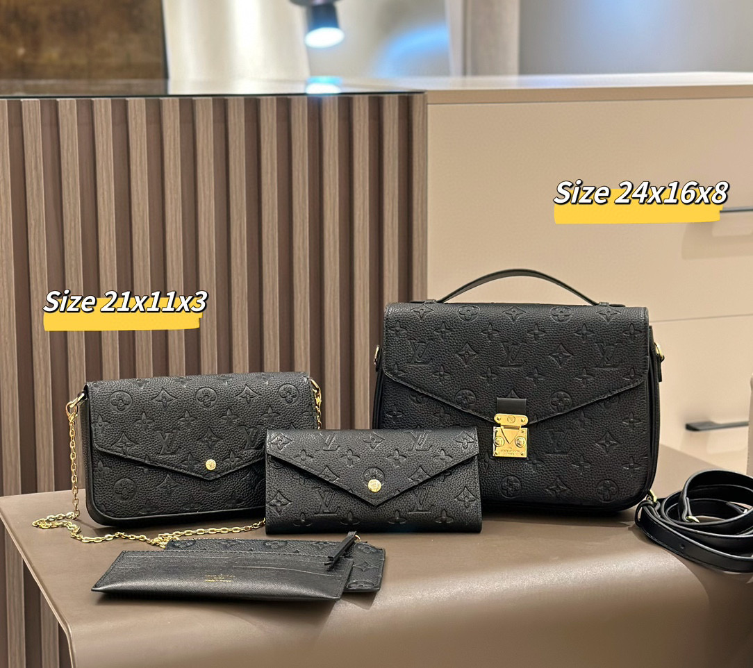 LOUIS VUITTON ルイヴィトン ショルダーバッグ➕️ミニバッグ➕️長財布 お得セット レディース