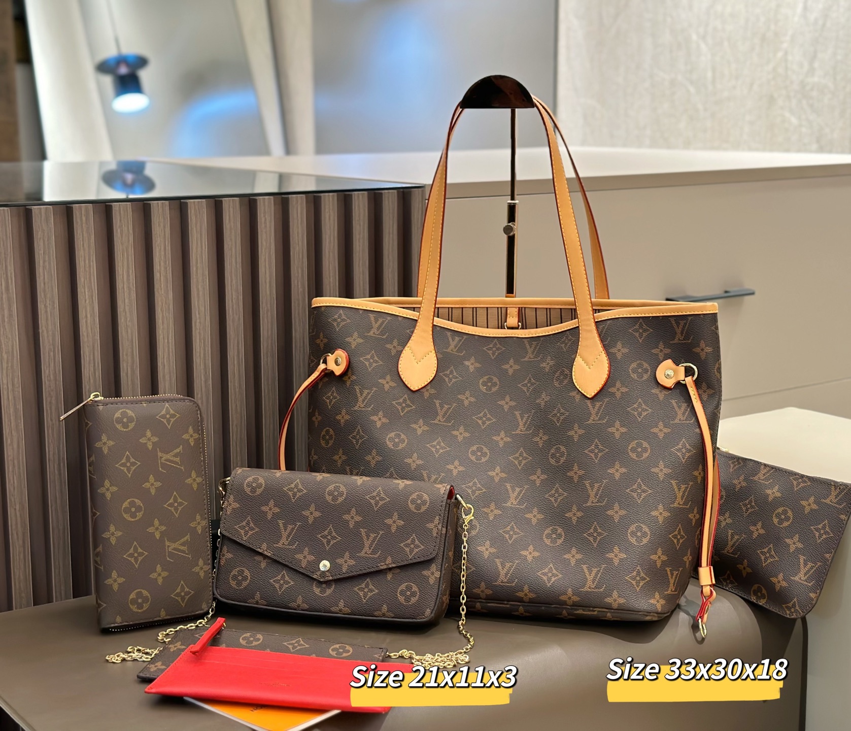 LOUIS VUITTON ルイヴィトン トートバッグ➕️ミニバッグ➕️長財布 お得セット レディース