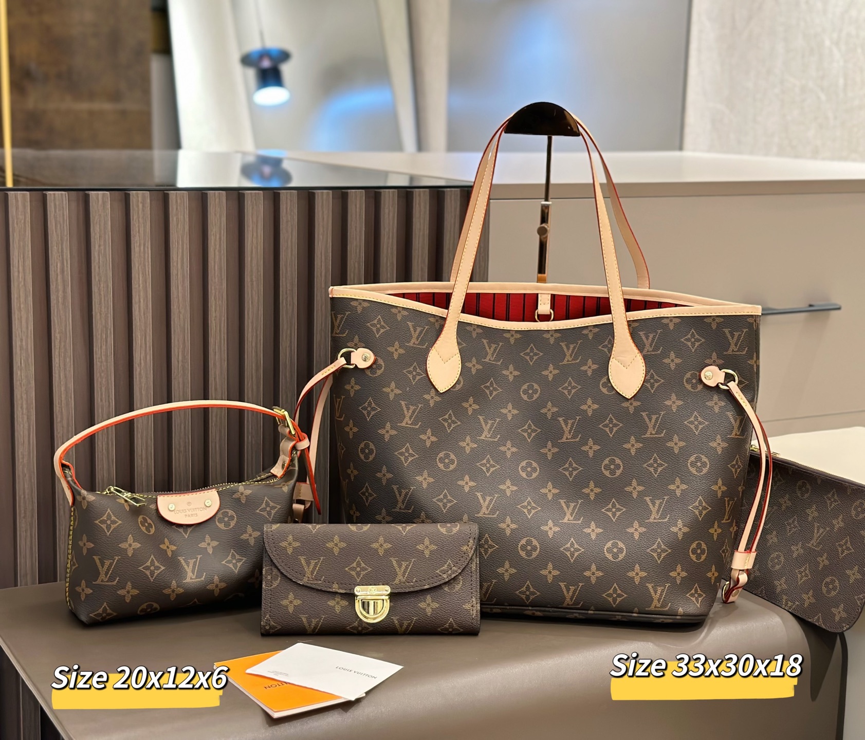 LOUIS VUITTON ルイヴィトン トートバッグ➕️ミニバッグ➕️長財布 お得セット レディース