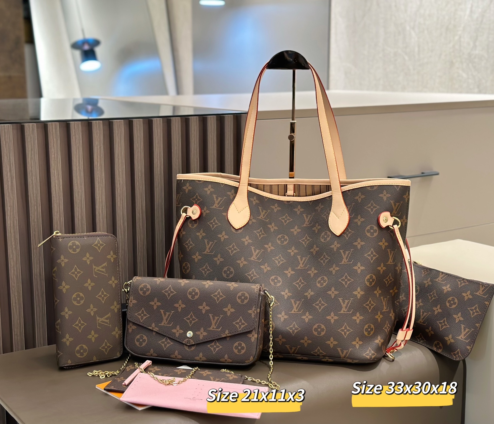 LOUIS VUITTON ルイヴィトン トートバッグ➕️ミニバッグ➕️長財布 お得セット レディース