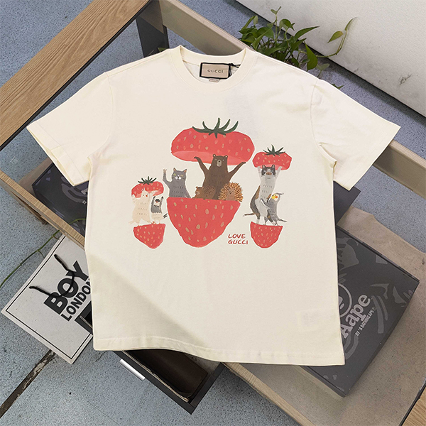 グッチ GUCCI 夏 2025 半袖 Tシャツ メンズ &レディース