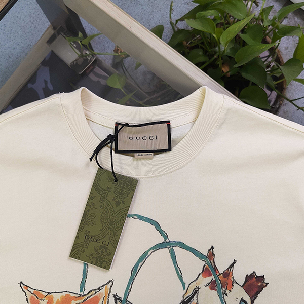 グッチ GUCCI トートバッグ猫プリント Tシャツ 半袖 レディース メンズ