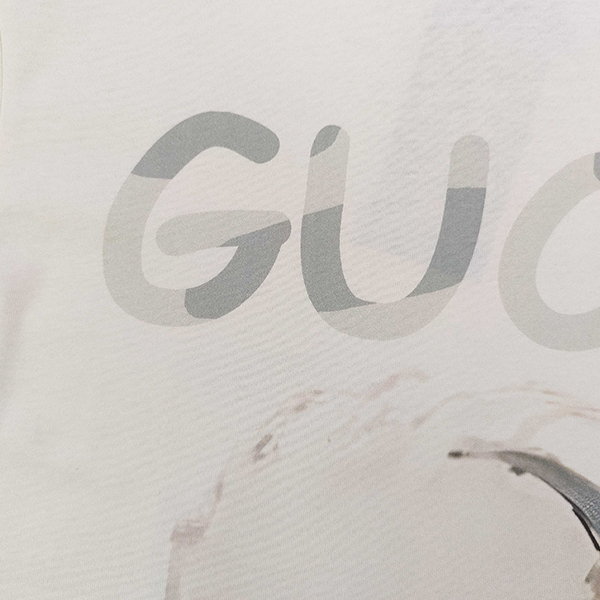 グッチ GUCCI ヘッドホン犬プリント Tシャツ 半袖 レディース メンズ