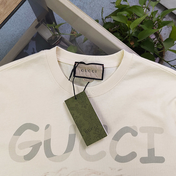 グッチ GUCCI ヘッドホン犬プリント Tシャツ 半袖 レディース メンズ