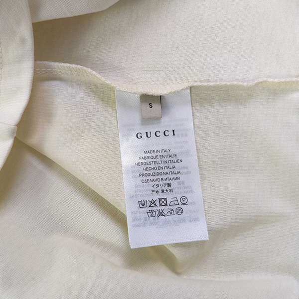 グッチ GUCCI ヘッドホン犬プリント Tシャツ 半袖 レディース メンズ