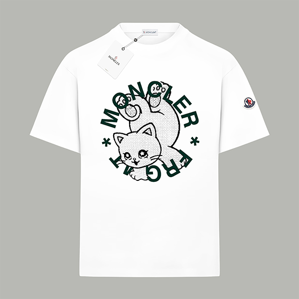 モンクレール（MONCLER） 夏 2025 新作 半袖 Tシャツ クルーネックメンズ &レディース