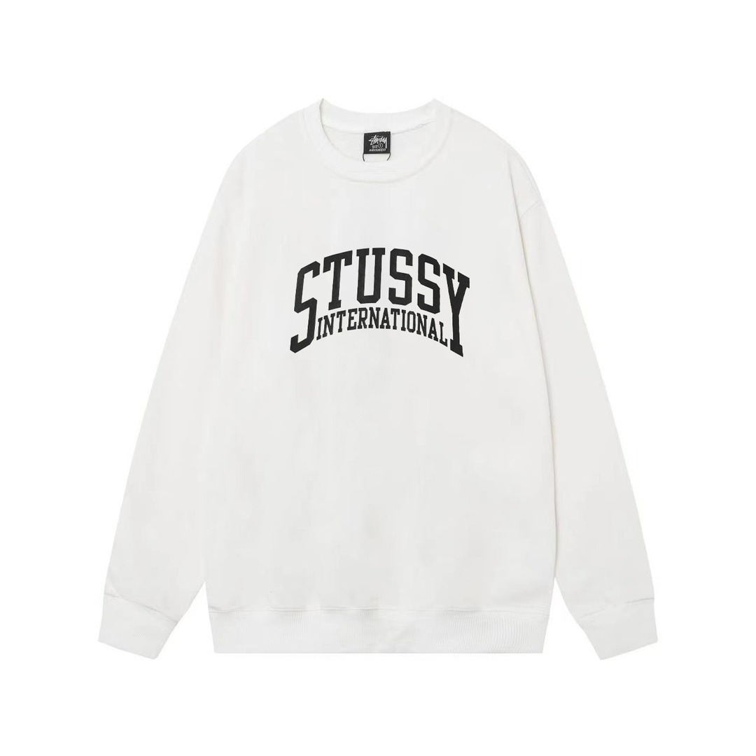 ステューシー STUSSY INTERNATIONAL カレッジロゴ クルーネックスウェット メンズ