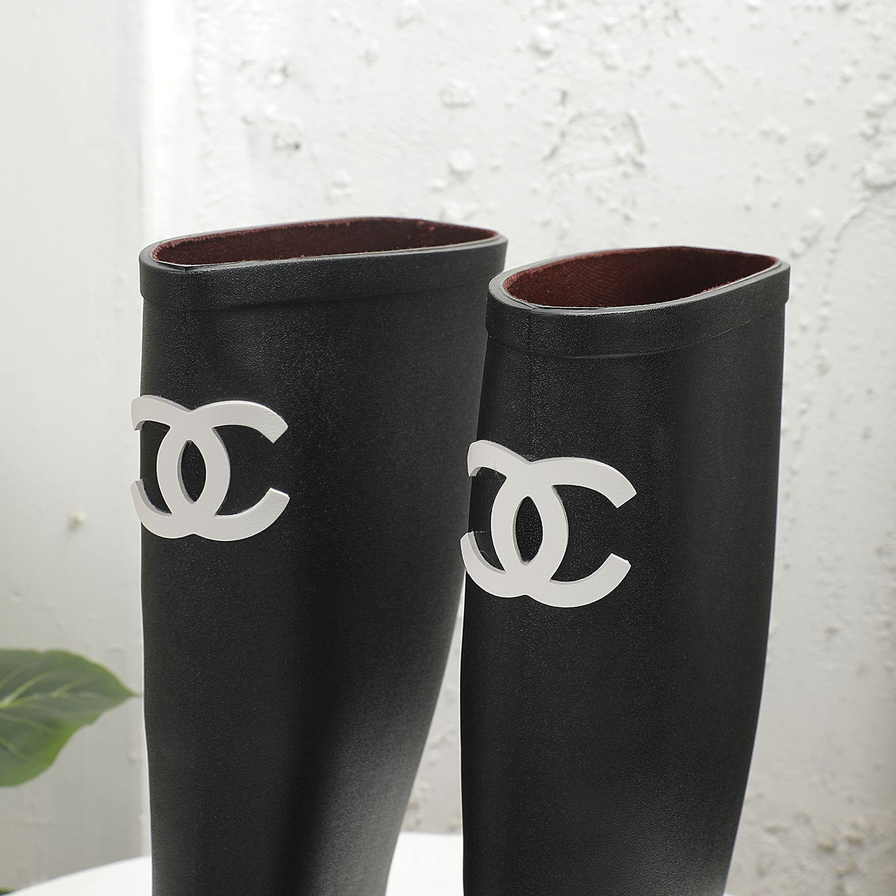 シャネル CHANEL ロング レインブーツ シューズ レディース ジェニー愛用