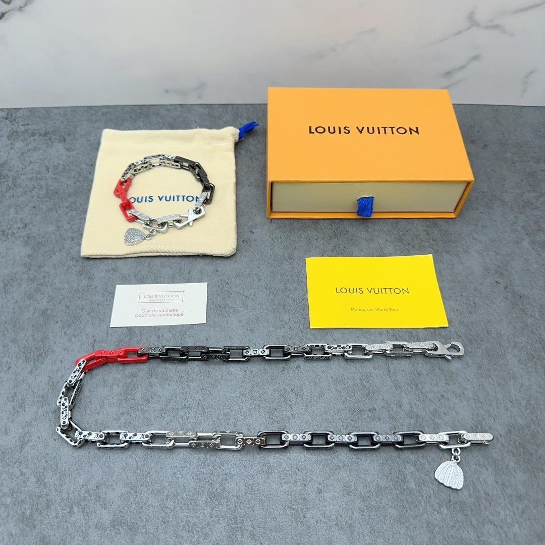 ルイヴィトン Louis Vuitton LV x YK ネックレス ブレスレット メンズ